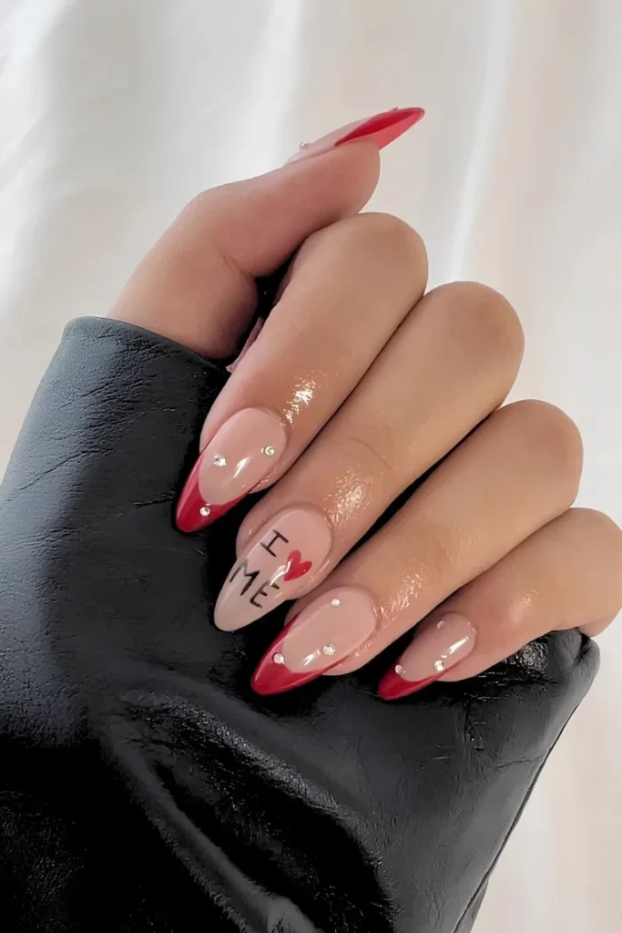 Anti-Valentine Nails