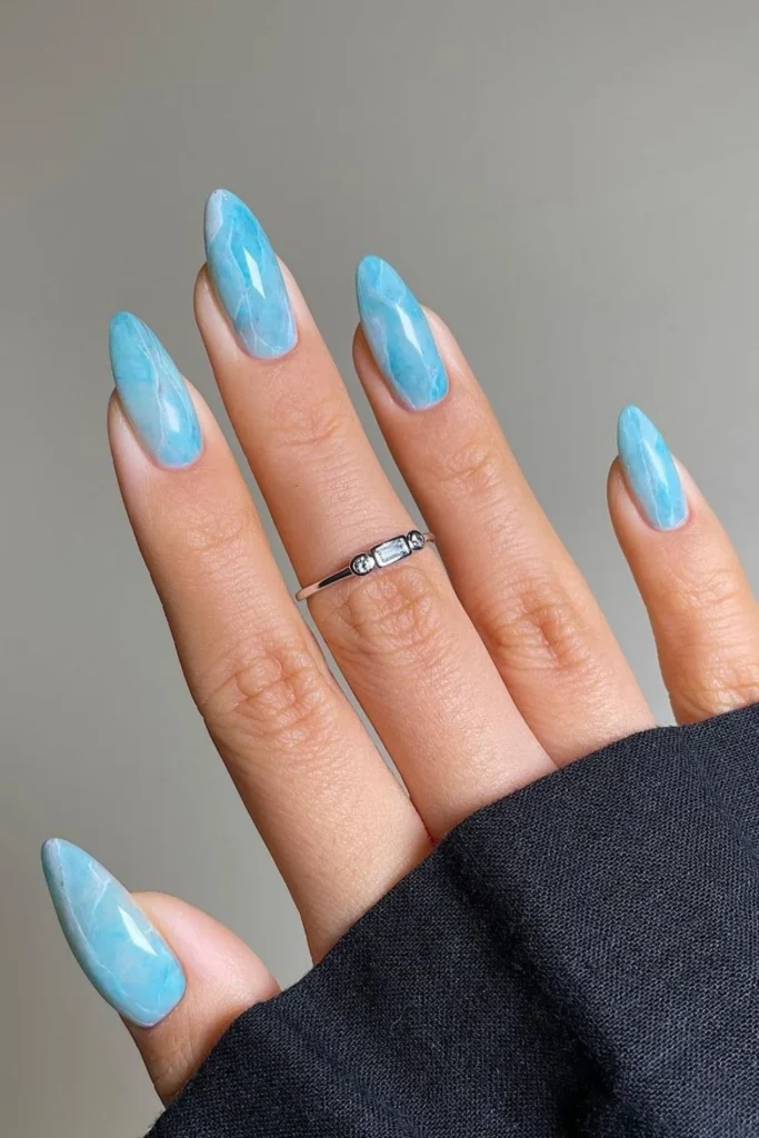 Aquamarine Nails