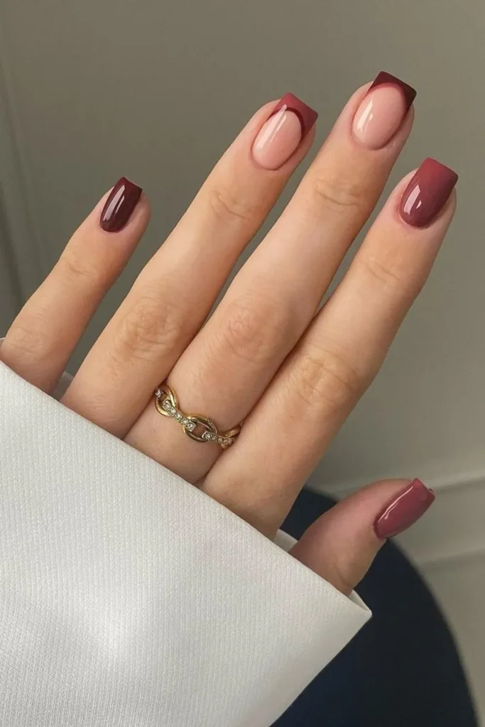 Burgundy Nail Designs