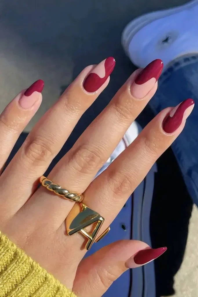 Burgundy Nail Designs