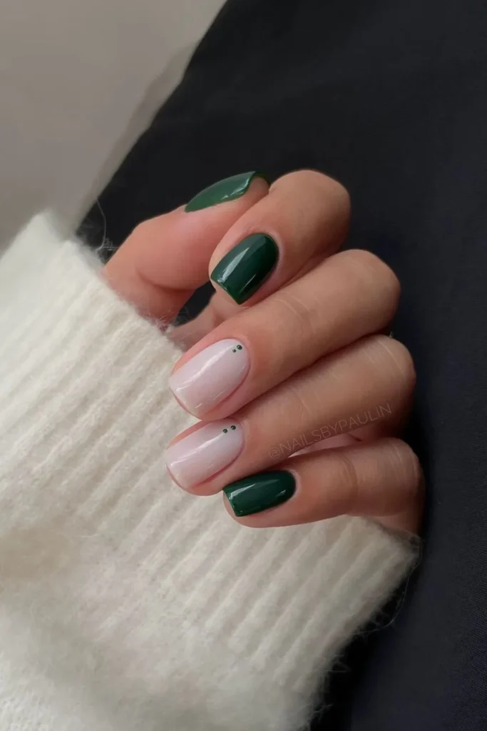 Green & White