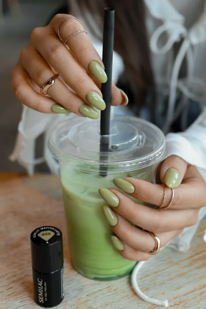 Matcha Latte Nails