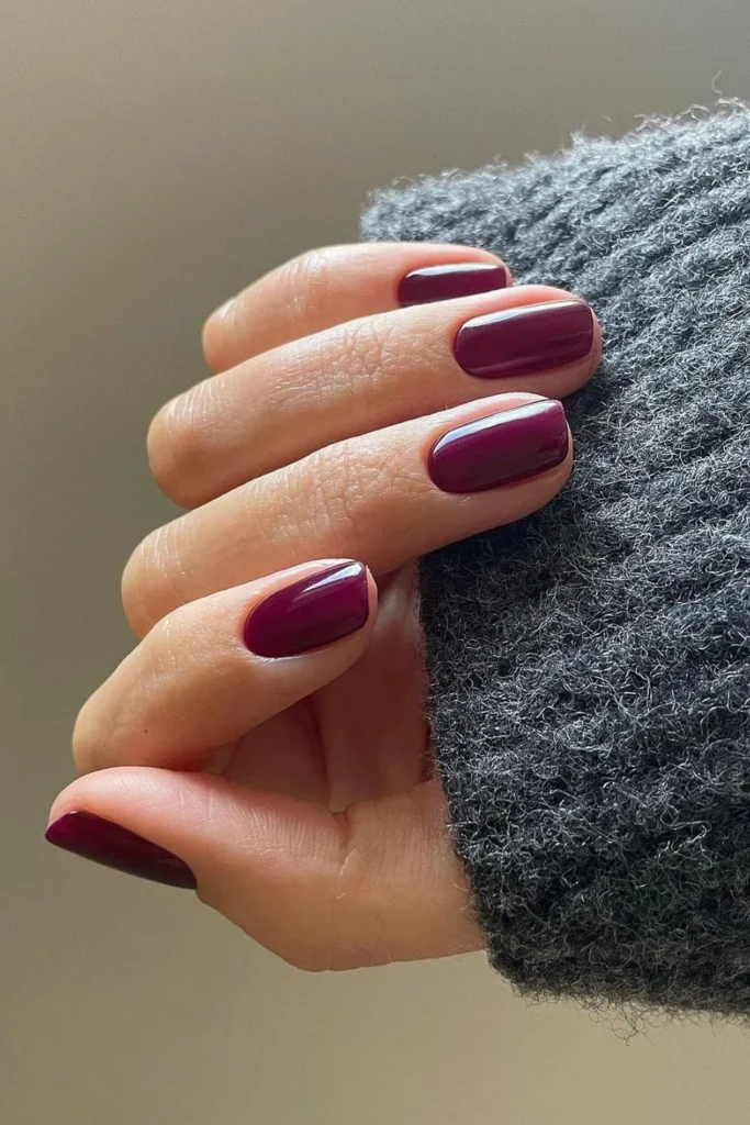 Burgundy Nail Designs